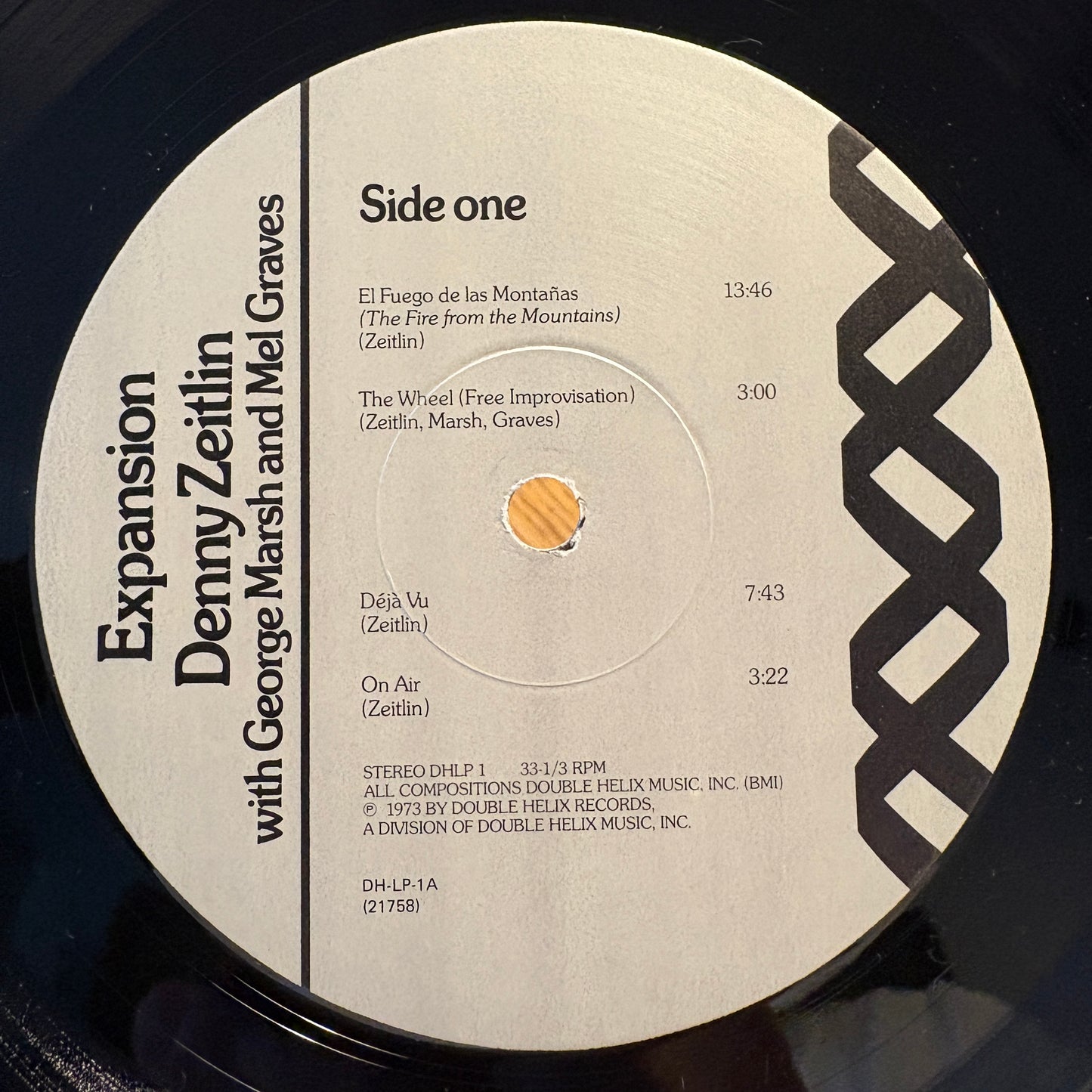 Denny Zeitlin – Expansion / DHLP 1 Double Helix US Original LP