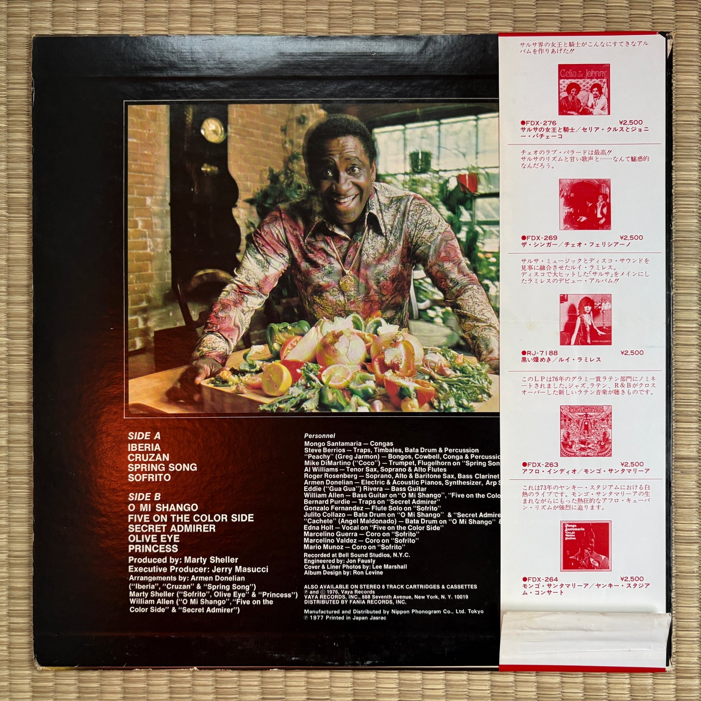Mongo Santamaria – Sofrito / FDX-311 Vaya Japan Original Promo LP