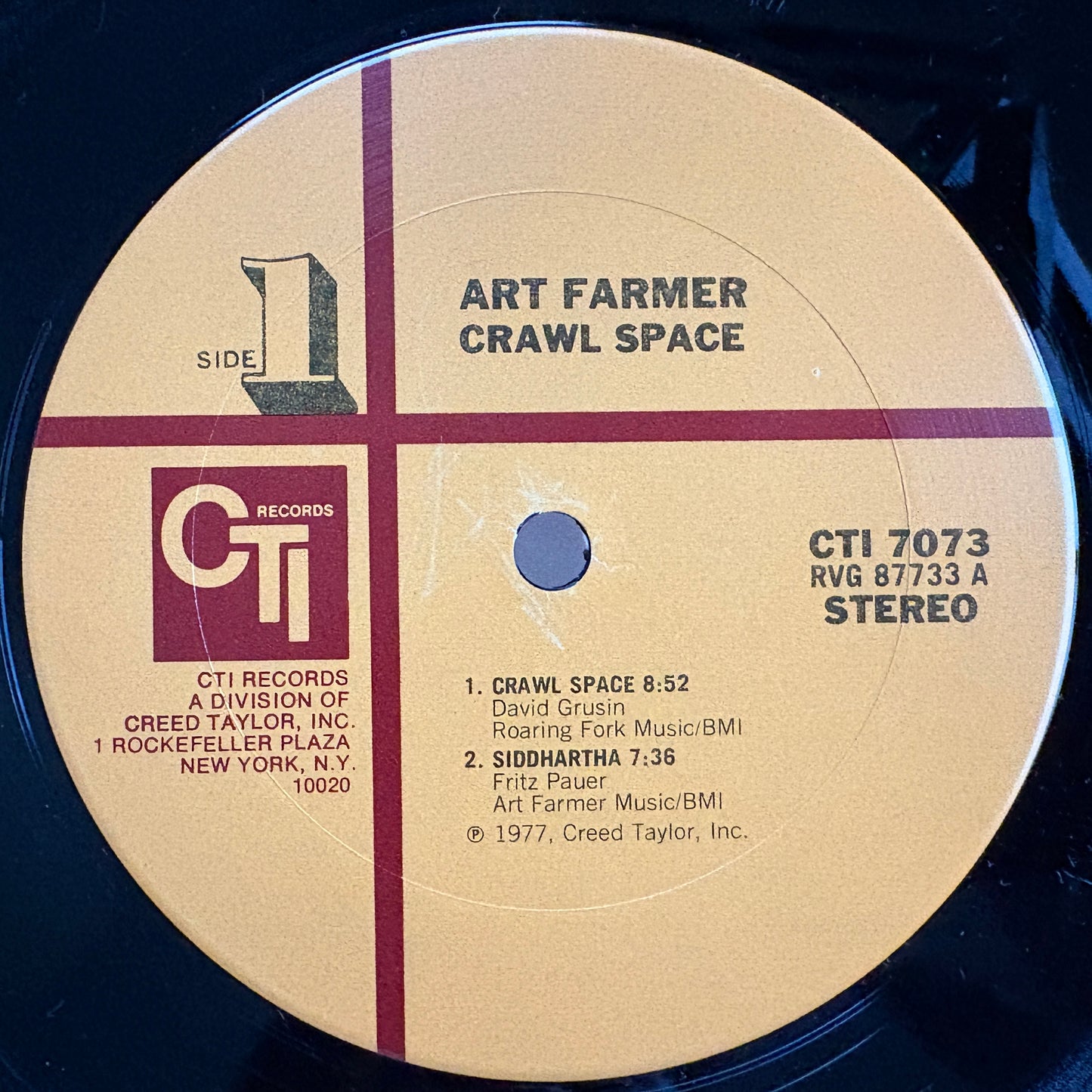 Art Farmer – Crawl Space / CTI 7073 CTI US Original LP
