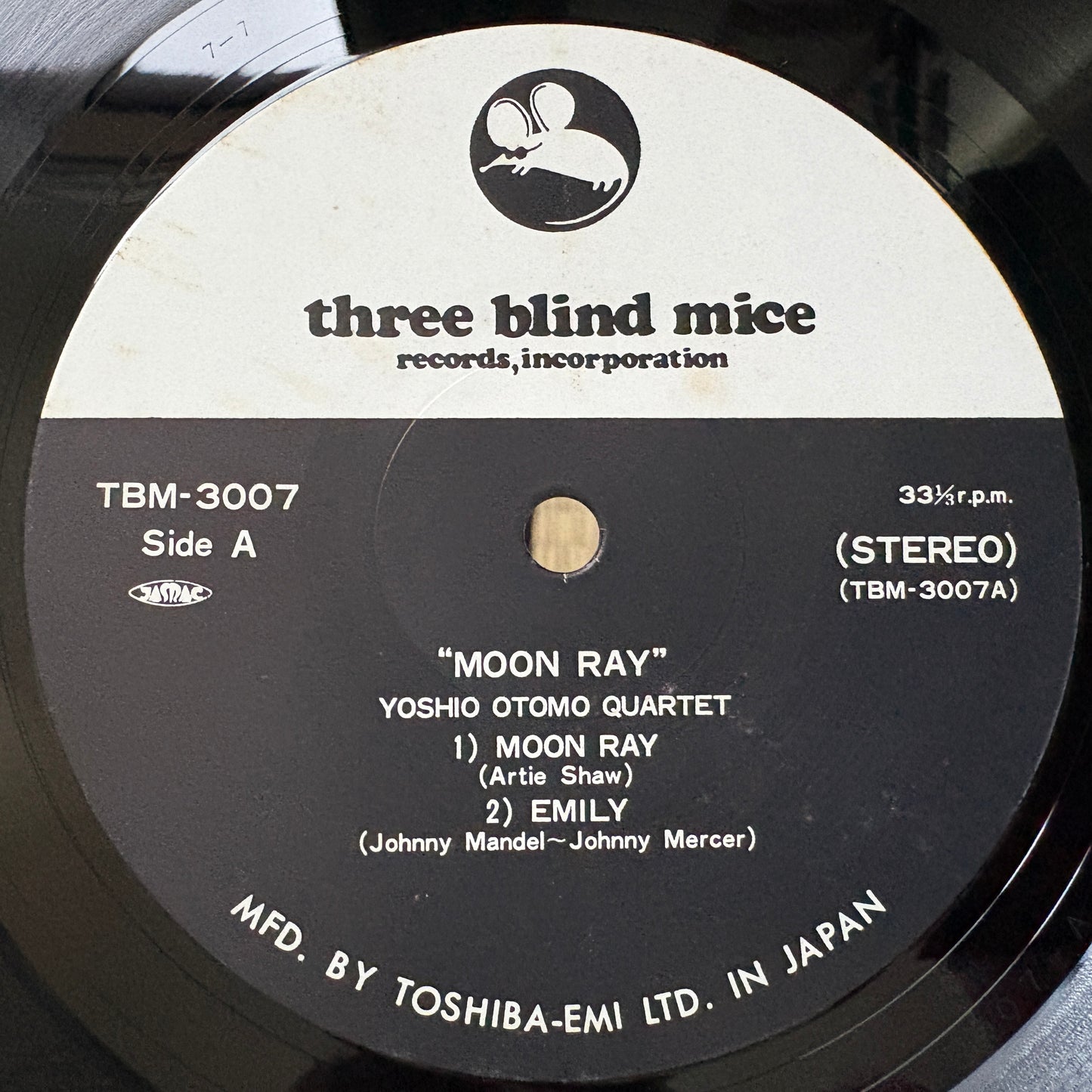 Yoshio Otomo Quartet - Moon Ray / TBM-3007 Three Blind Mice Japan Original LP