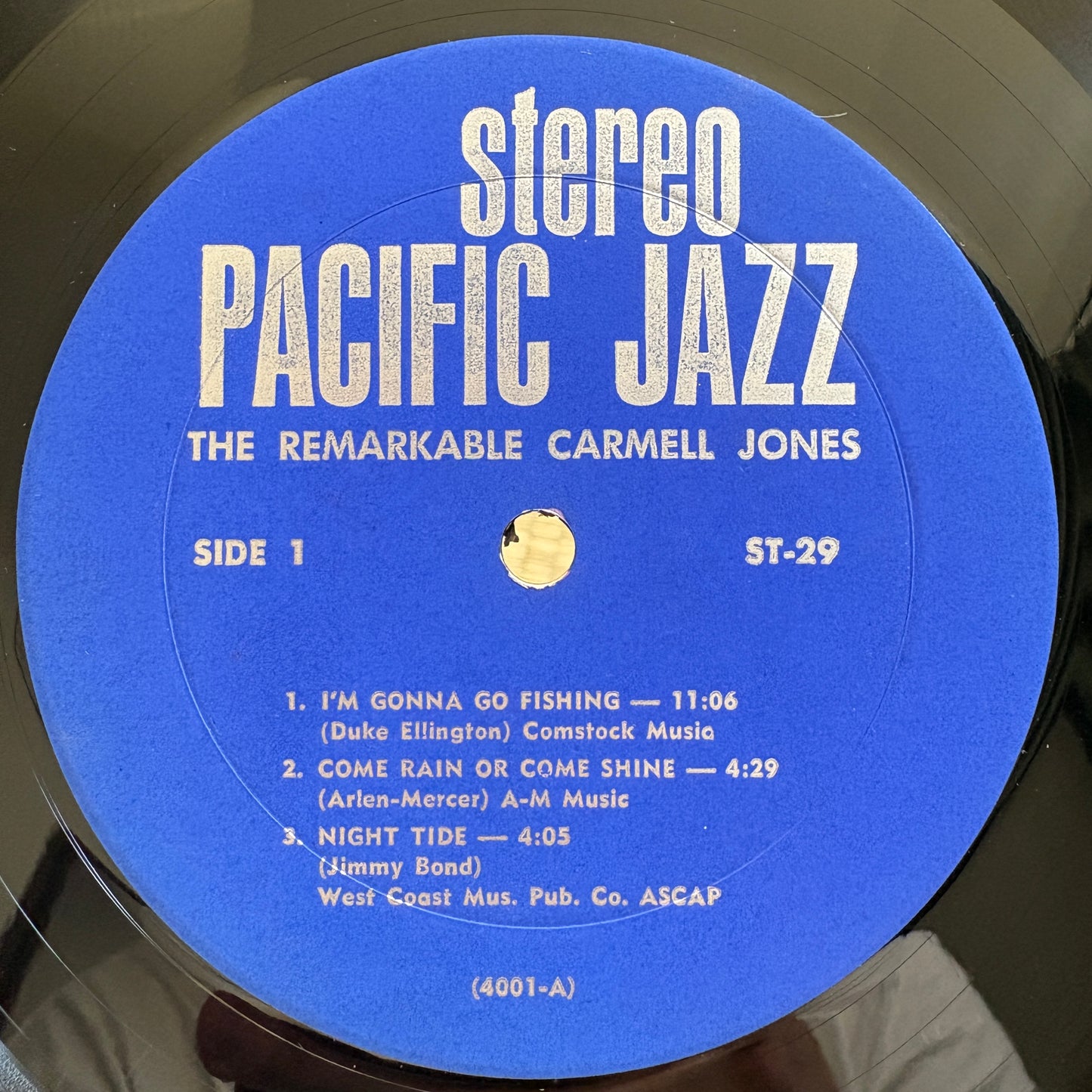 Carmell Jones – The Remarkable Carmell Jones / PJ-29 Pacific Jazz Original US LP