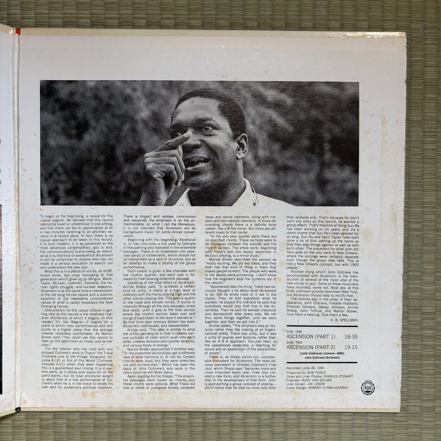 John Coltrane - Ascension (Edition I) / AS-95 Impulse! US Original LP
