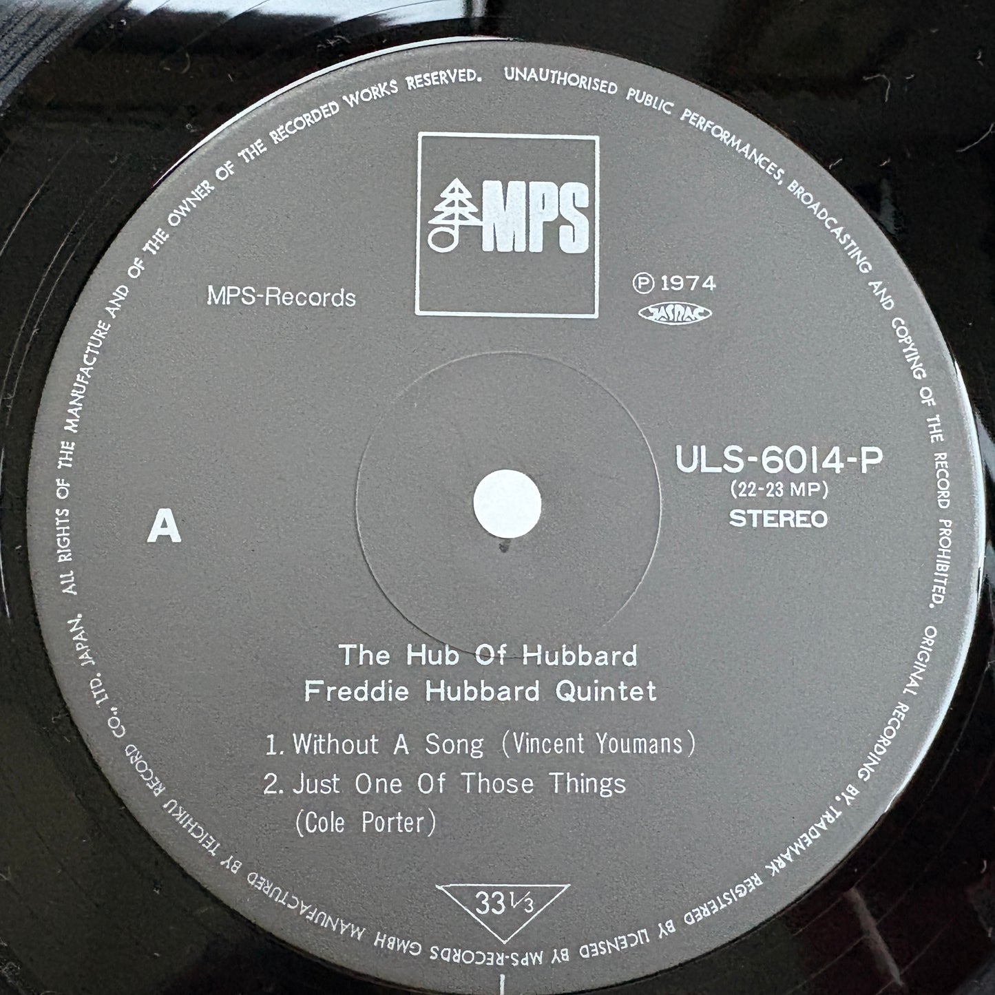 Freddie Hubbard – The Hub Of Hubbard / ULS-6014-P MPS Japan LP