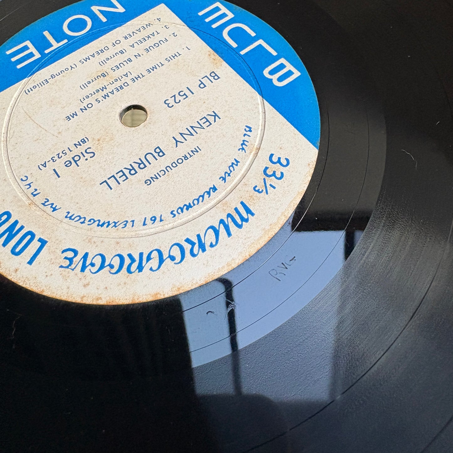 Kenny Burrell - Introducing / BLP 1523 Blue Note US LP