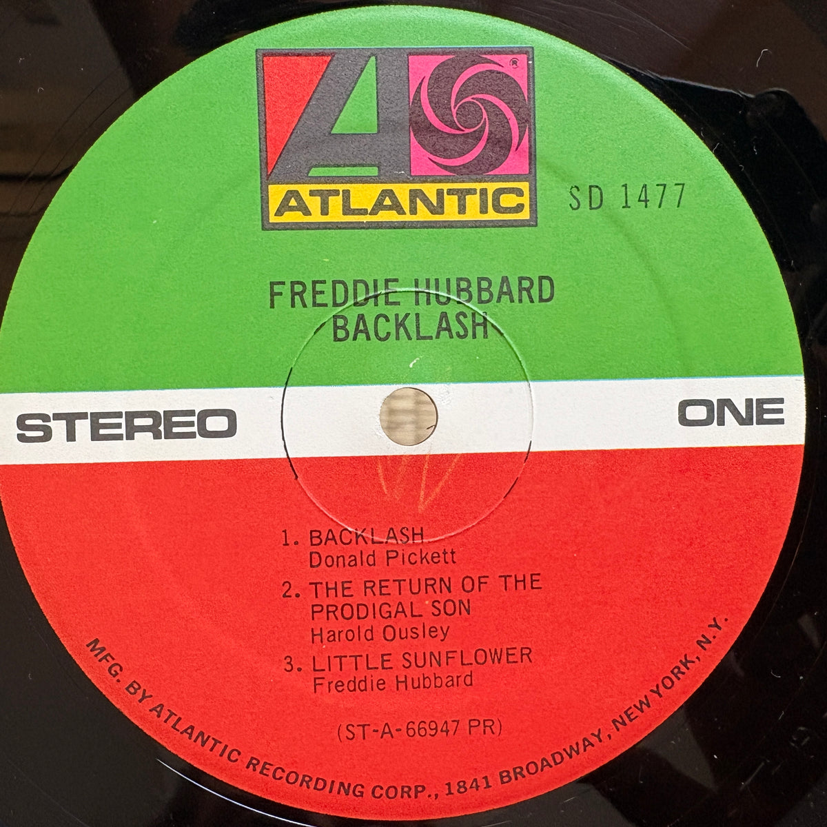 Freddie Hubbard – Backlash / SD 1477 Atlantic US LP