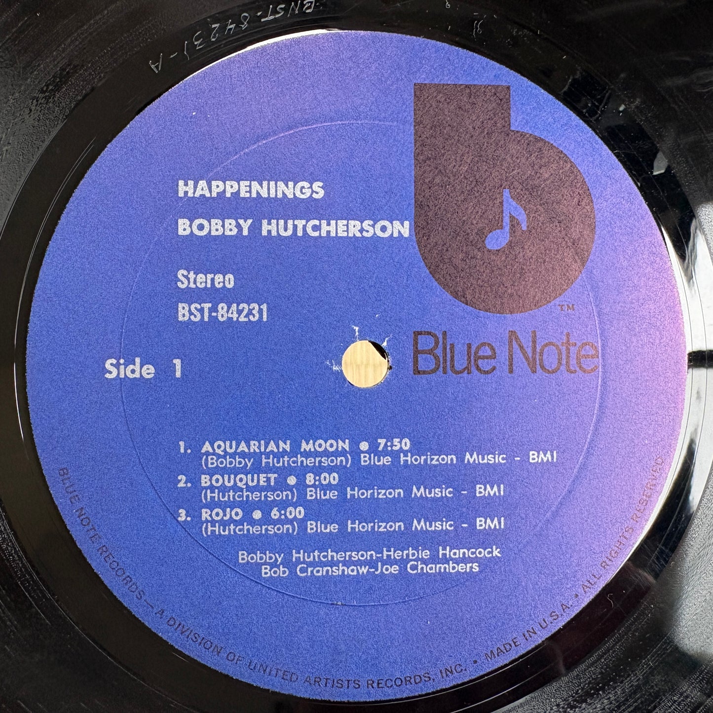 Bobby Hutcherson – Happenings / BST-84231 Blue Note US LP