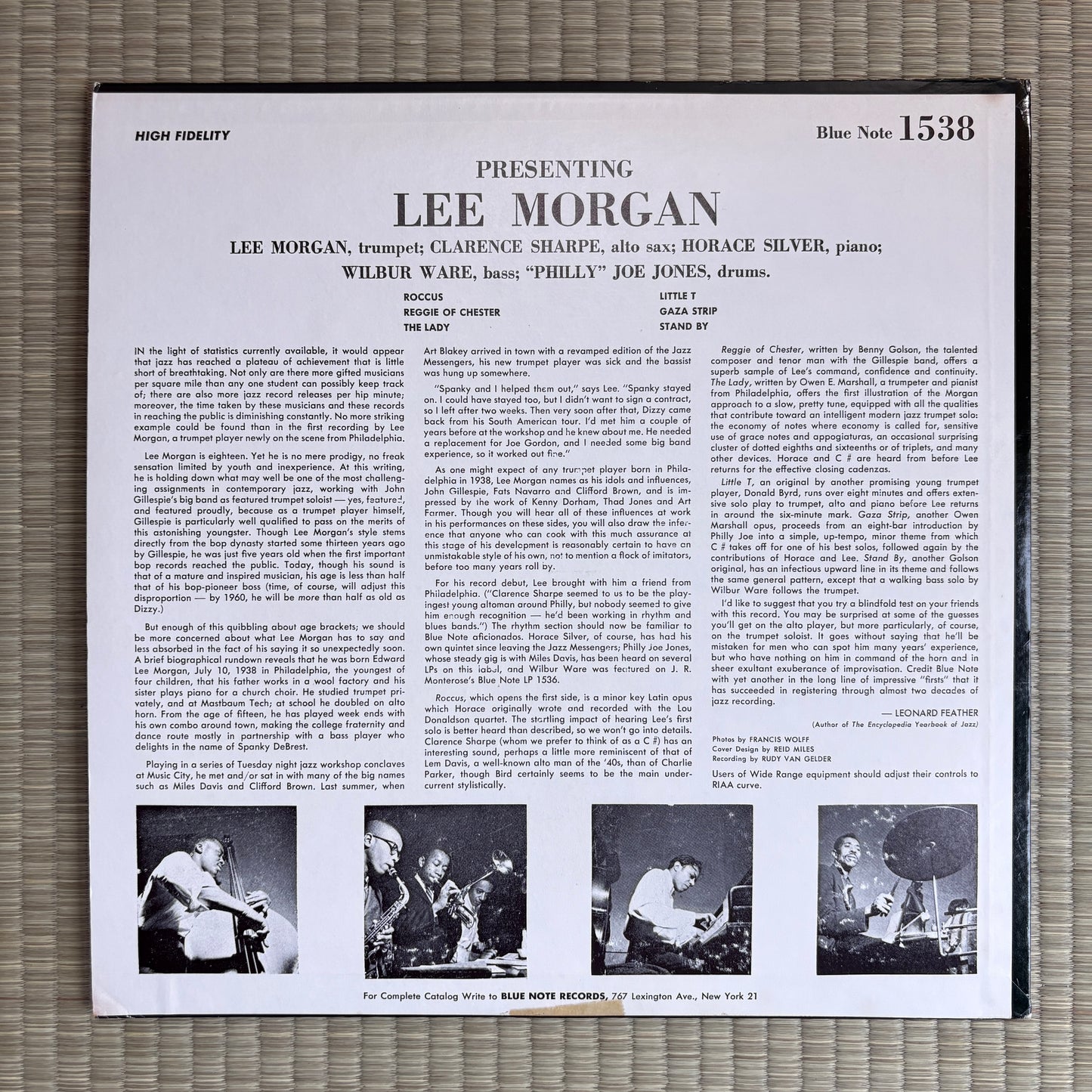 Lee Morgan – Indeed! / BLP 1538 Blue Note US LP