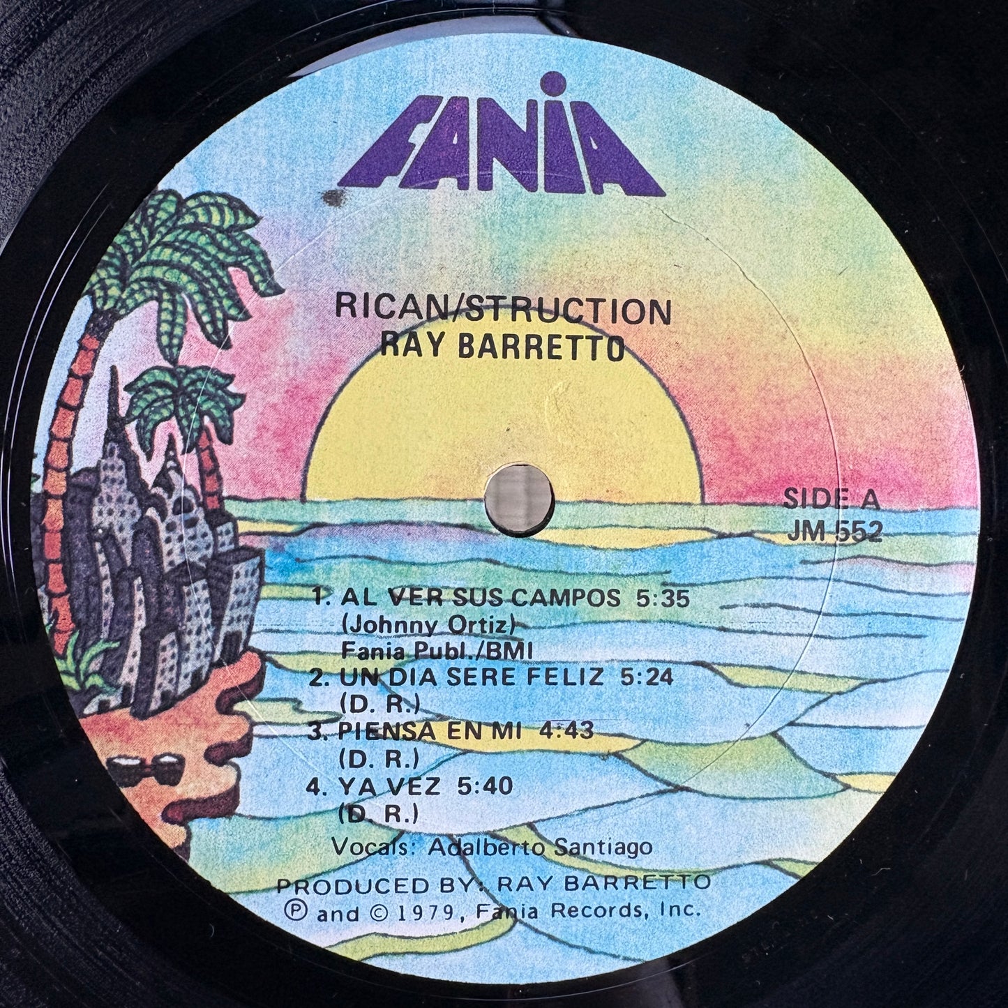Ray Barretto, Adalberto Santiago – Rican/Struction / JM 552 Fania US Original LP
