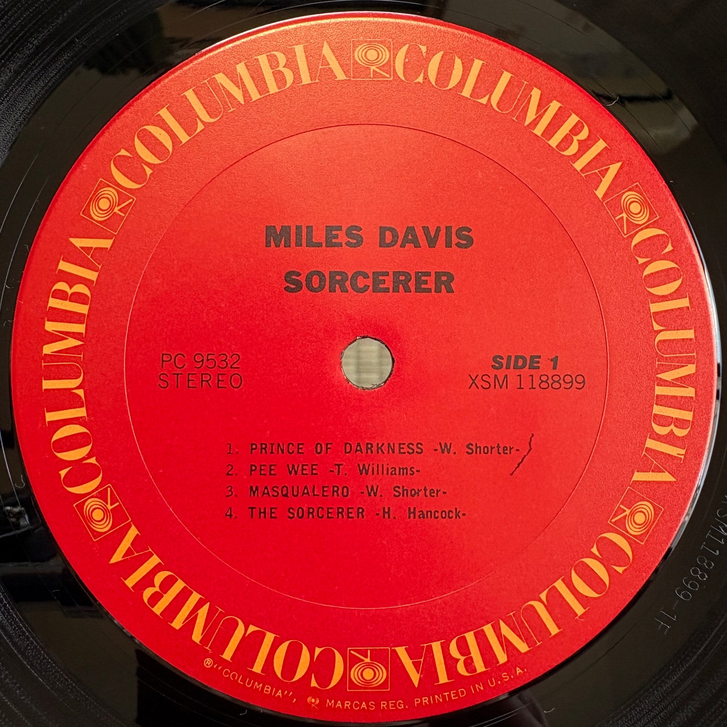 Miles Davis - Sorcerer / CS 9532 Columbia US LP