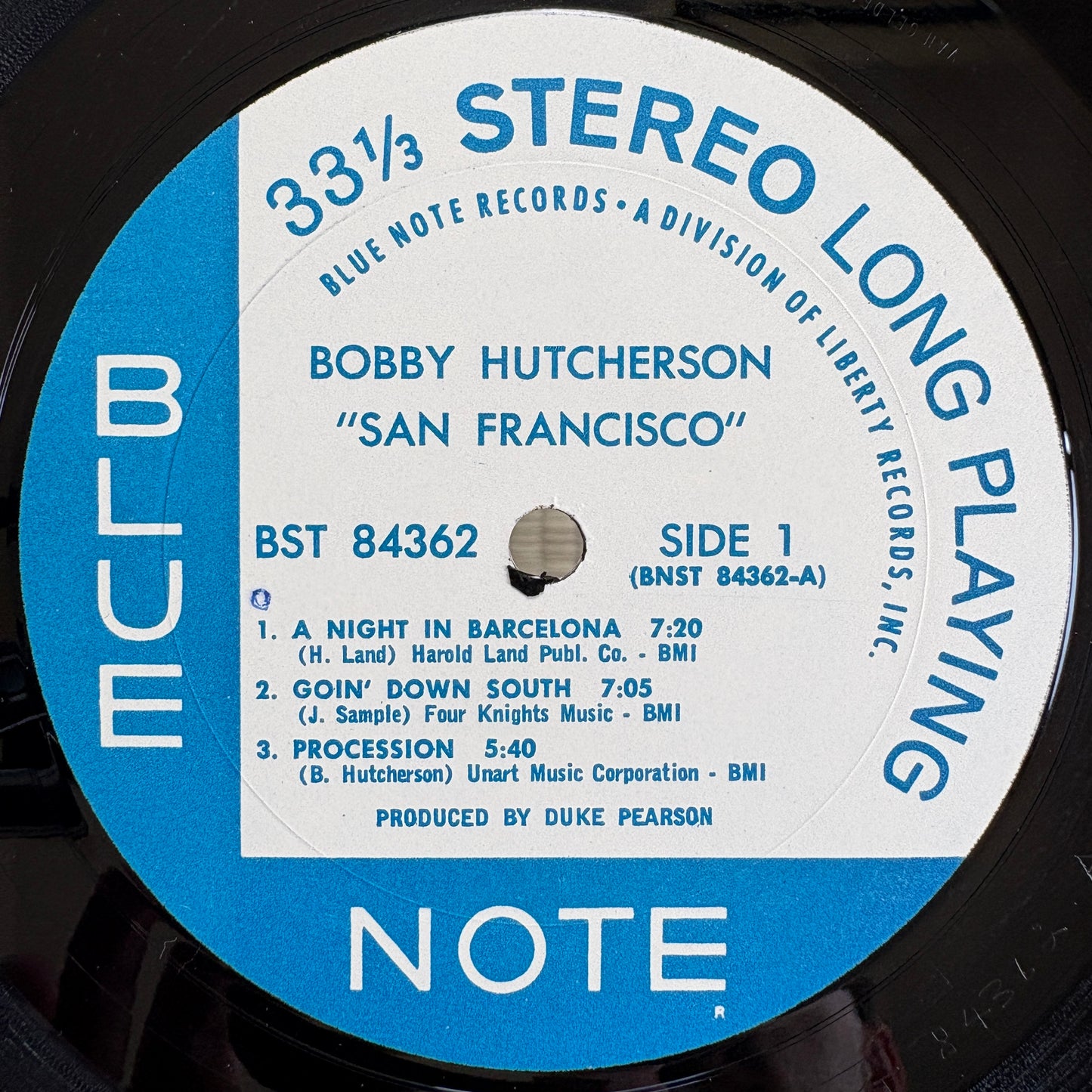 Bobby Hutcherson, Harold Land – San Francisco / BST 84362 Blue Note Original LP