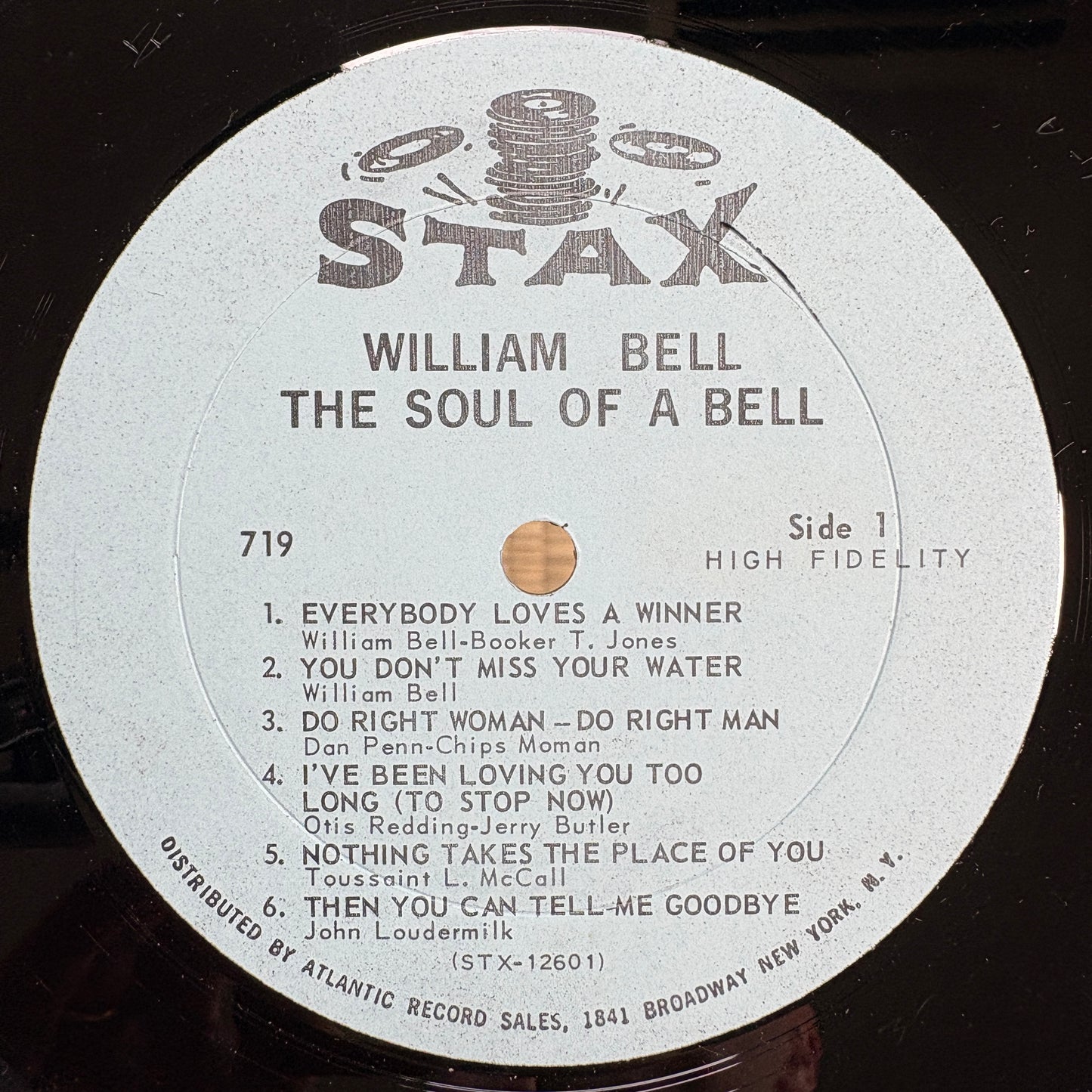 William Bell – The Soul Of A Bell / 719 Stax US Original LP