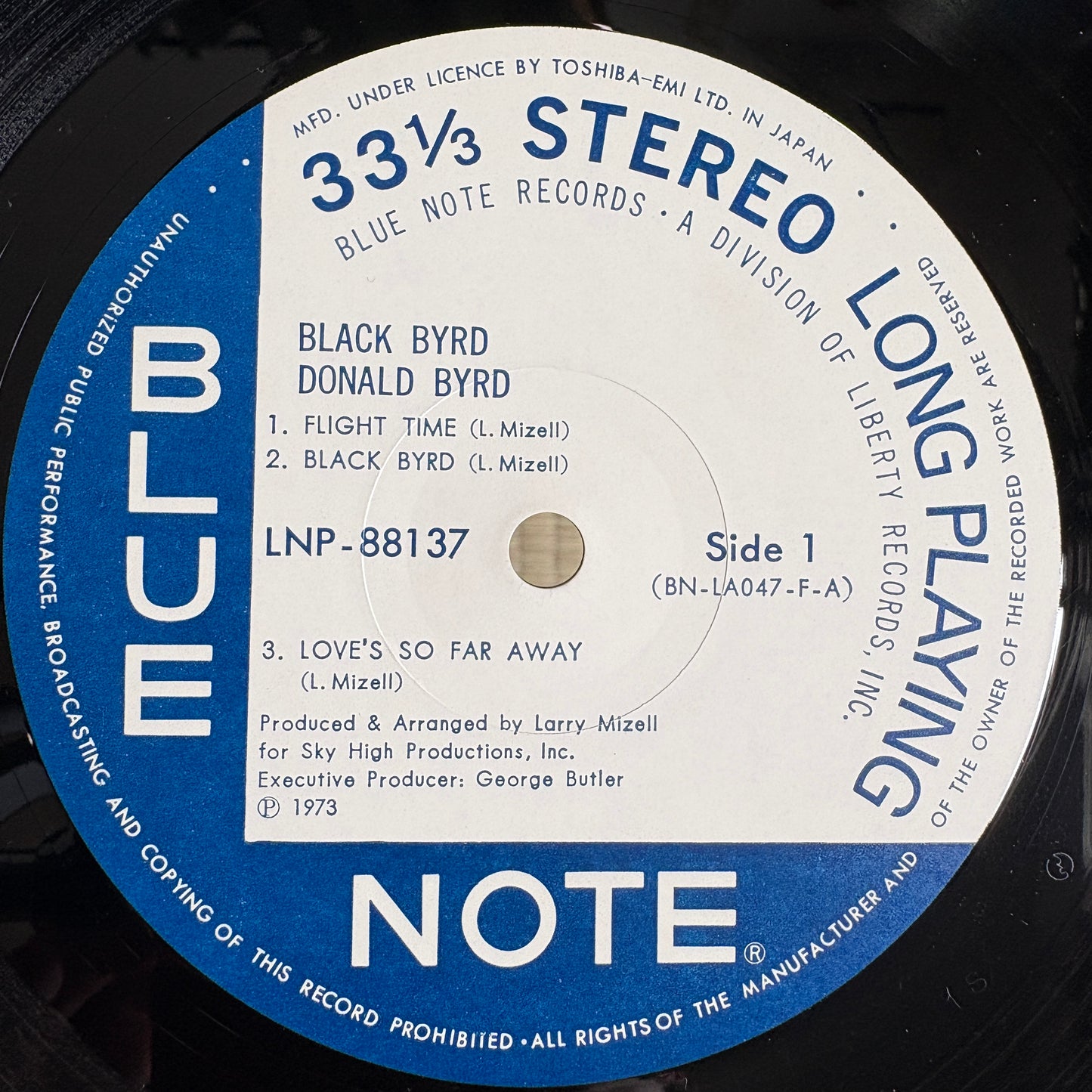 Donald Byrd - Black Byrd / LNP-88137 Blue Note Japan Original LP