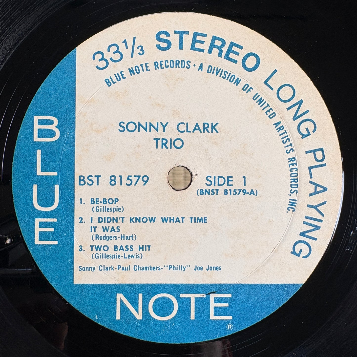 Sonny Clark Trio - S/T / BST 81579 Blue Note Us LP