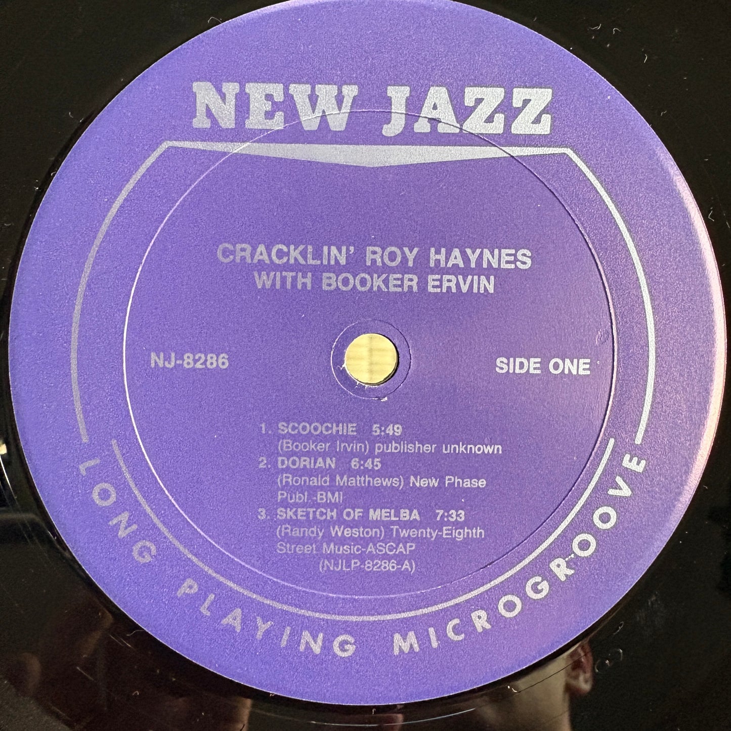 Roy Haynes With Booker Ervin – Cracklin' / WJC-8286 New Jazz Japan LP