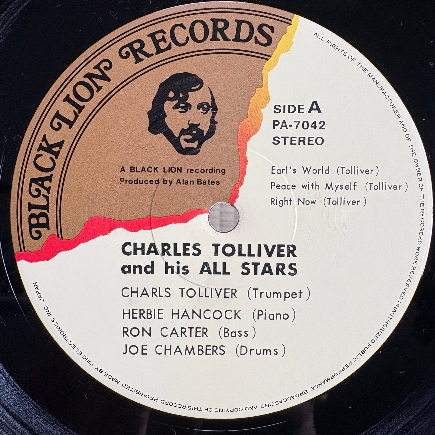 Charles Tolliver And His All Stars - S/T / PA-7042 Black Lion Japan Original LP