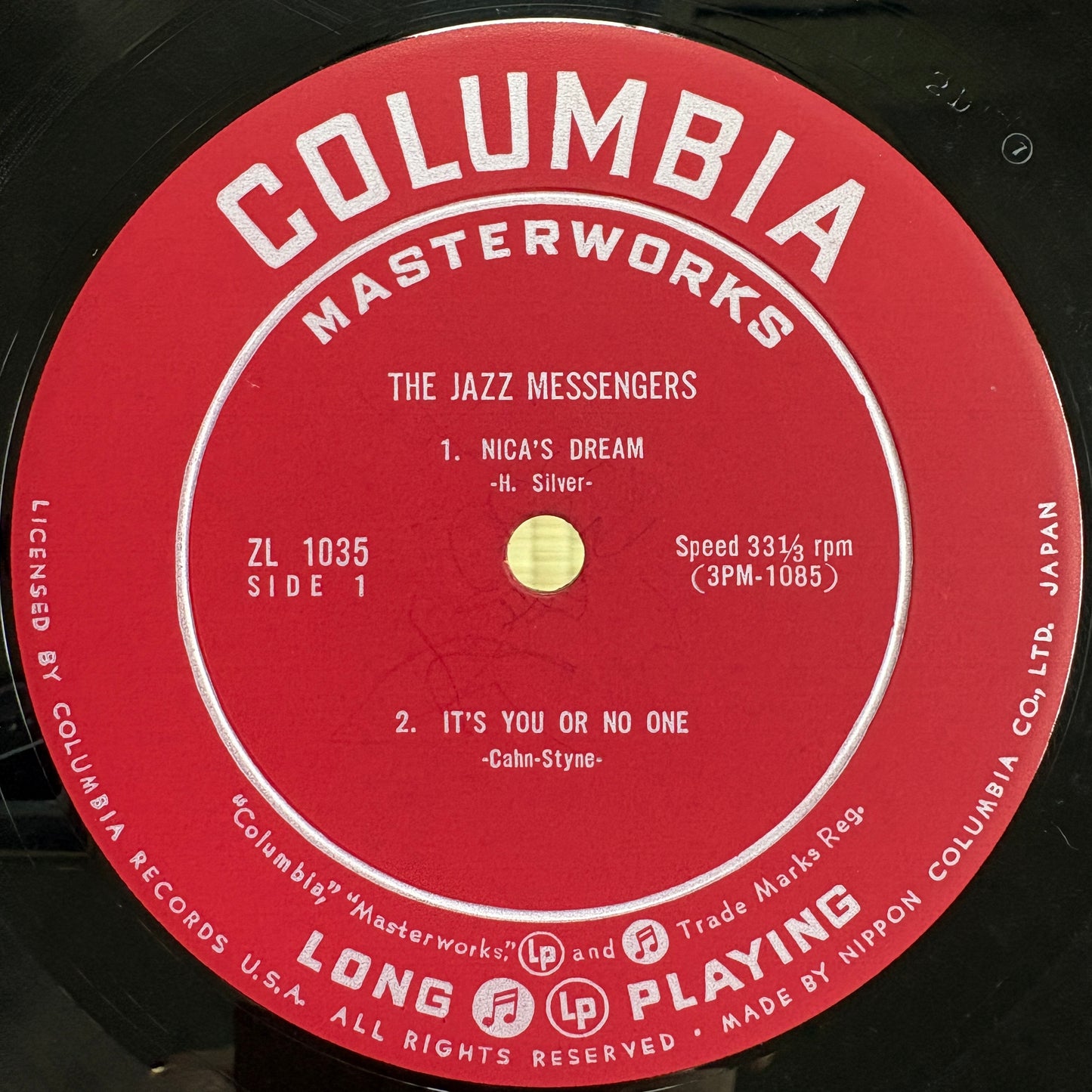 The Jazz Messengers - S/T / ZL-1035 Columbia Japan Original LP