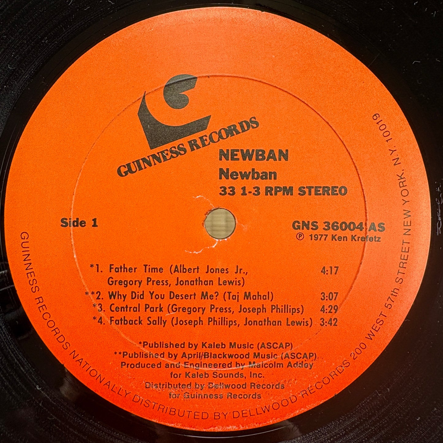 Newban - S/T / GNS 36004 Guinness Japan LP