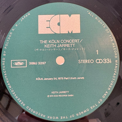 Keith Jarrett – The Köln Concert / 38MJ3297 ECM Japan LP