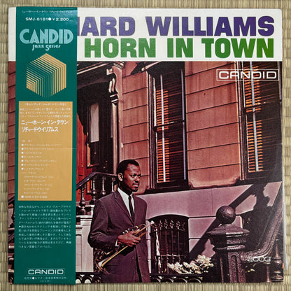 Richard Williams ‎– New Horn In Town / SMJ-6181 Candid Japan Promo LP