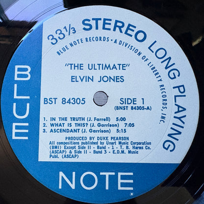 Elvin Jones – The Ultimate / BST 84305 Blue Note US Original LP