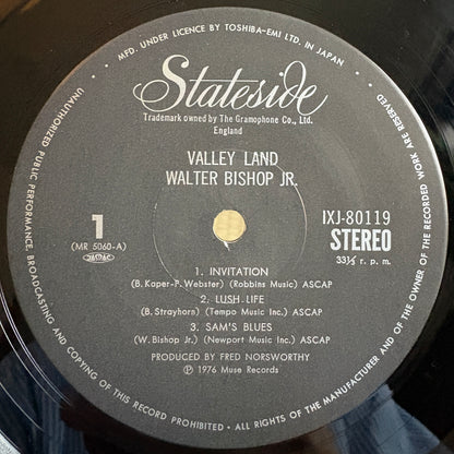 Walter Bishop Jr. – Valley Land / IXJ-80119 Stateside Original Japan LP