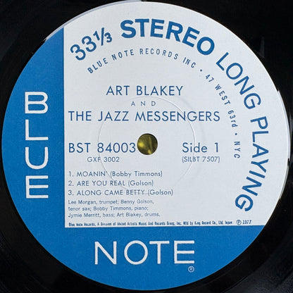 Art Blakey And The Jazz Messengers - S/T / GXF-3002 Blue Note Japan LP