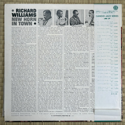 Richard Williams ‎– New Horn In Town / SMJ-6181 Candid Japan Promo LP