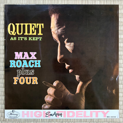 Max Roach Plus Four – Quiet As It's Kept / MC 3032 Mercury Japan Original LP