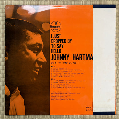 Johnny Hartman – I Just Dropped By To Say Hello / SH 3033 Impulse! Japan Original LP