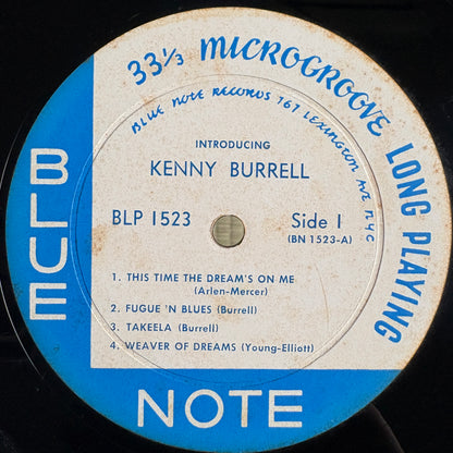 Kenny Burrell - Introducing / BLP 1523 Blue Note US LP