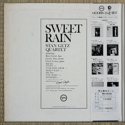 Stan Getz – Sweet Rain / MV 2049 Verve Japan LP