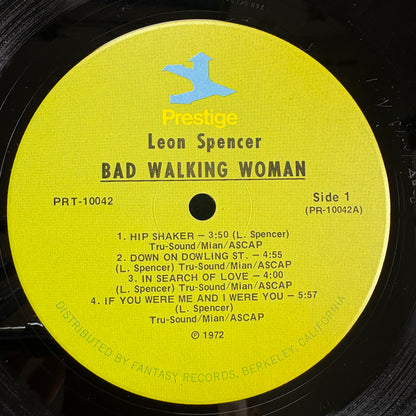 Leon Spencer – Bad Walking Woman / PRT-10042 Prestige US Original US