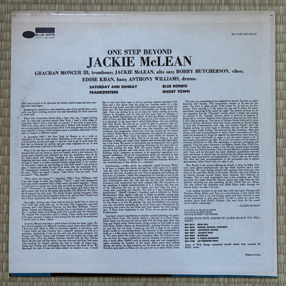 Jackie McLean – One Step Beyond / BST 84137 Blue Note US LP