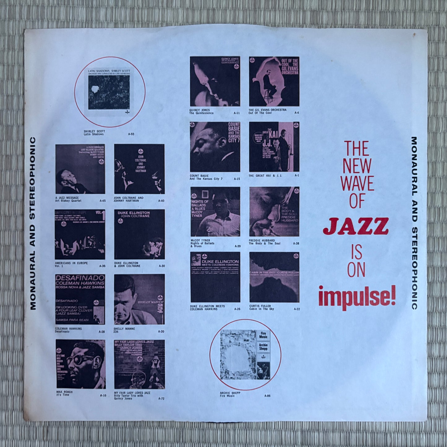 John Coltrane, Alice Coltrane – Cosmic Music / AS-9148 Impulse! US LP