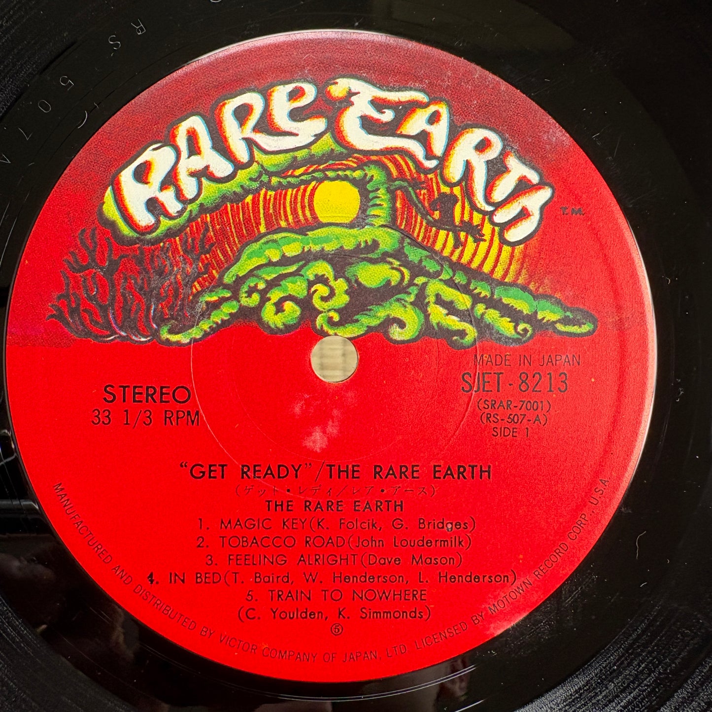 Rare Earth – Get Ready / SJET-8213 Rare Earth Japan Original LP