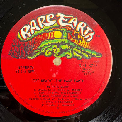 Rare Earth – Get Ready / SJET-8213 Rare Earth Japan Original LP