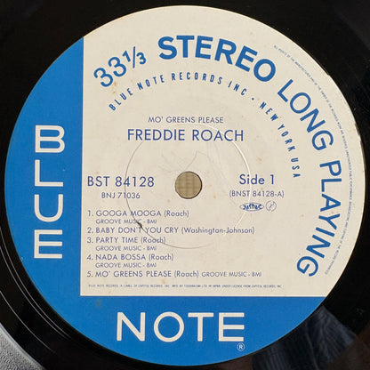 Freddie Roach – Mo' Greens Please / BNJ 71036 Blue Note Japan LP
