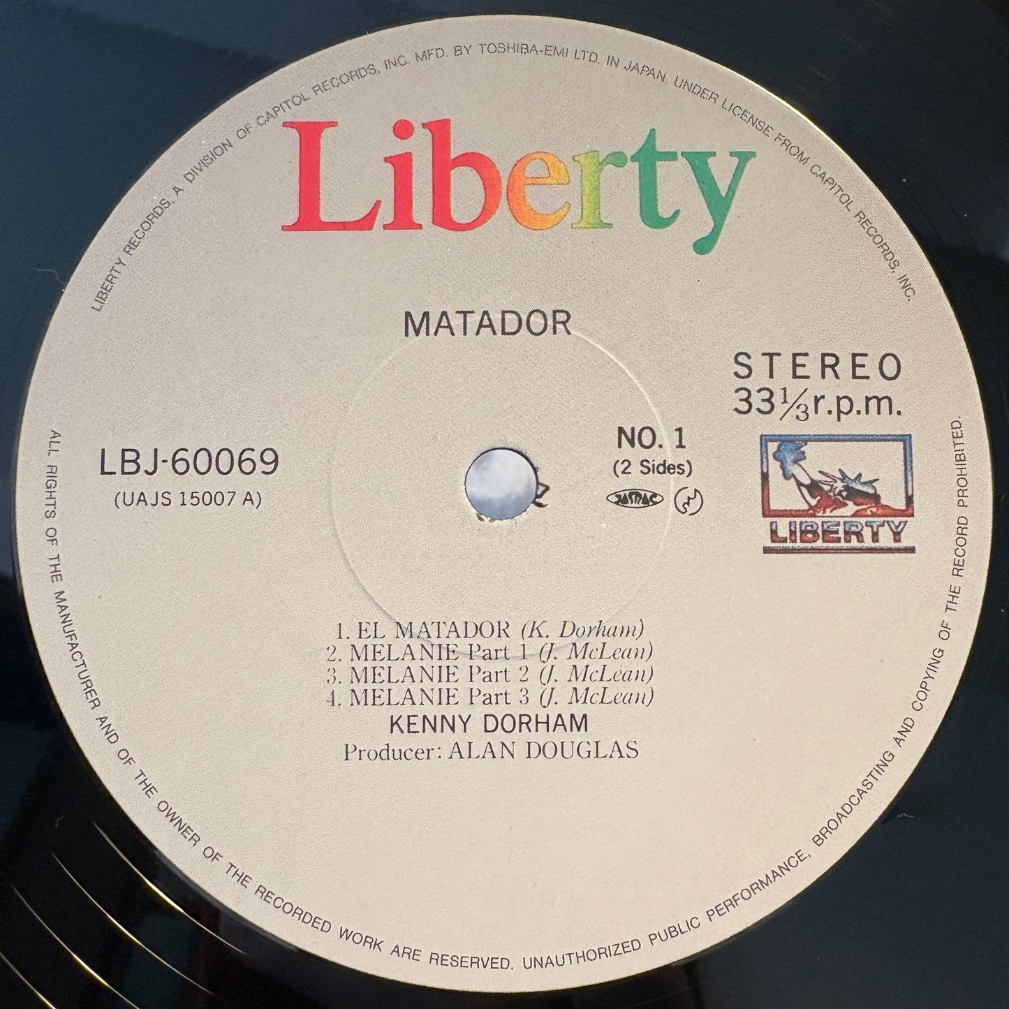 Kenny Dorham – Matador / LBJ-60069 Liberty Japan LP