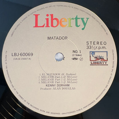 Kenny Dorham – Matador / LBJ-60069 Liberty Japan LP