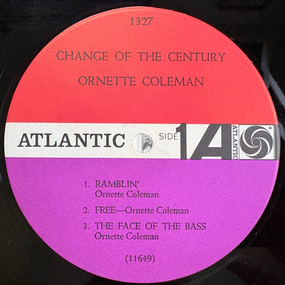 Ornette Coleman – Change Of The Century / 1327 Atlantic US Mono LP