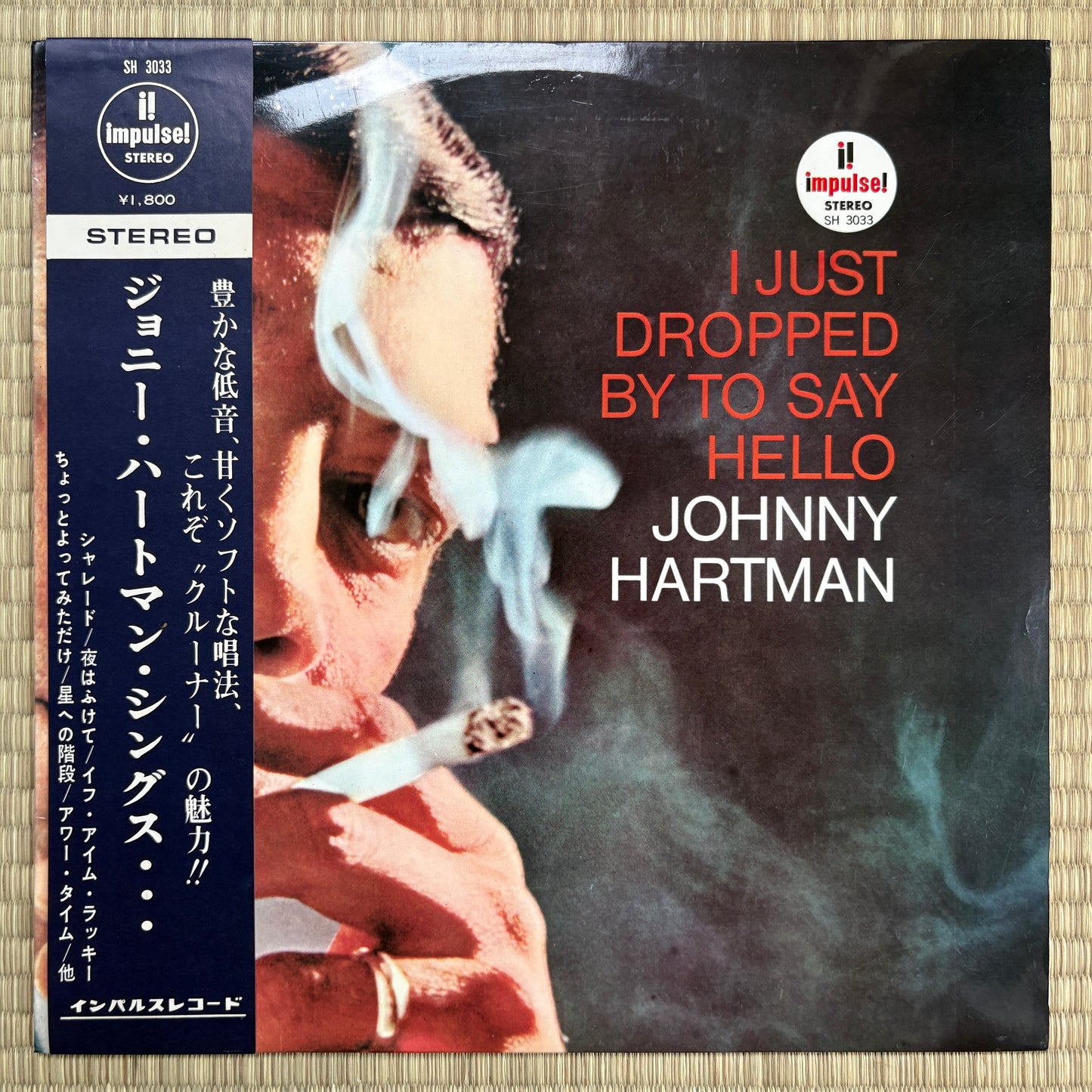 Johnny Hartman – I Just Dropped By To Say Hello / SH 3033 Impulse! Japan Original LP