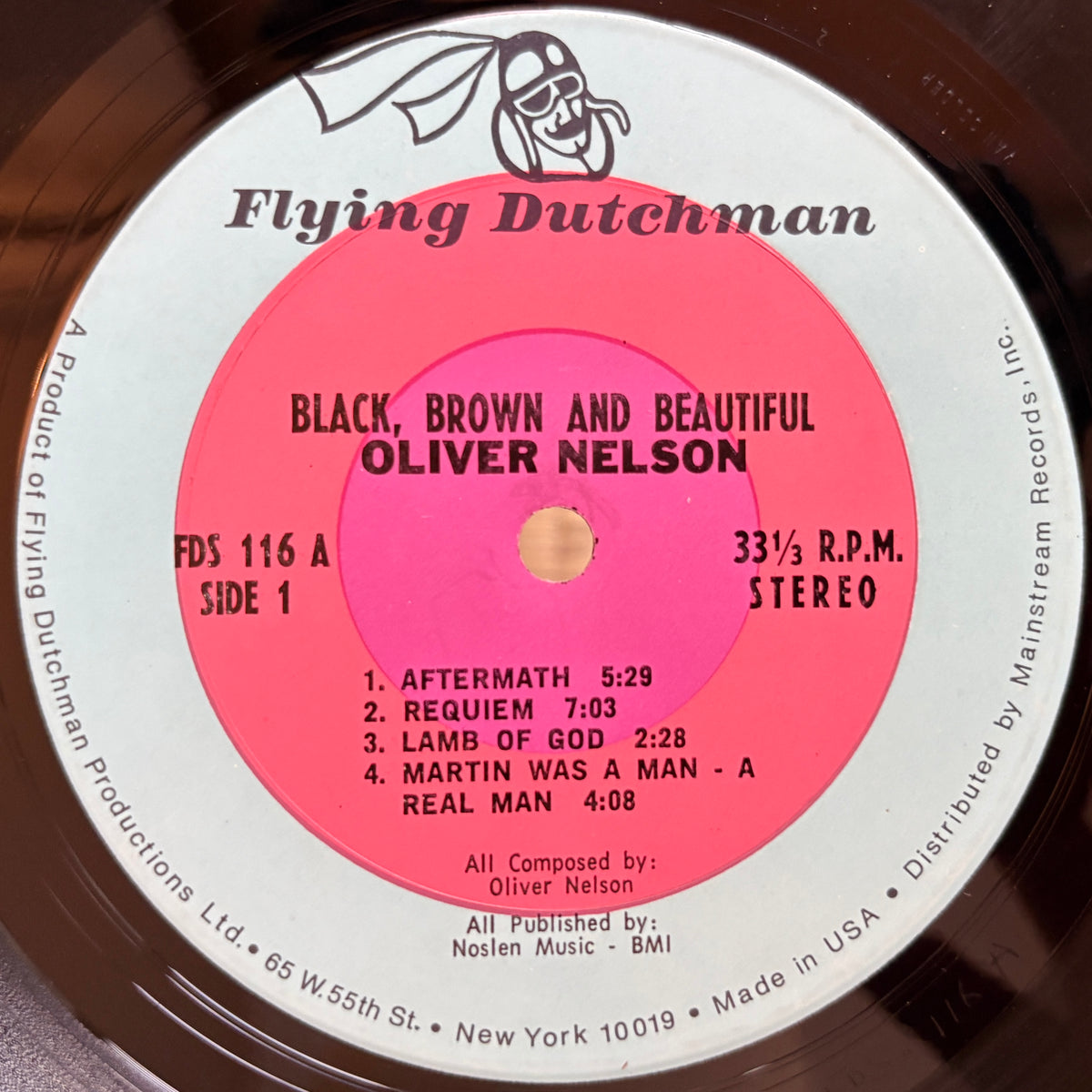 Oliver Nelson – Black, Brown And Beautiful / FDS-116 Flying Dutchman US Original LP