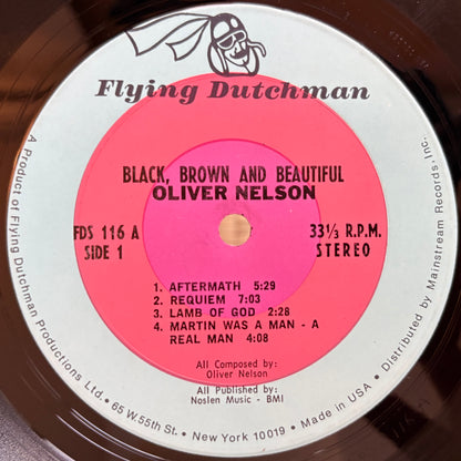 Oliver Nelson – Black, Brown And Beautiful / FDS-116 Flying Dutchman US Original LP