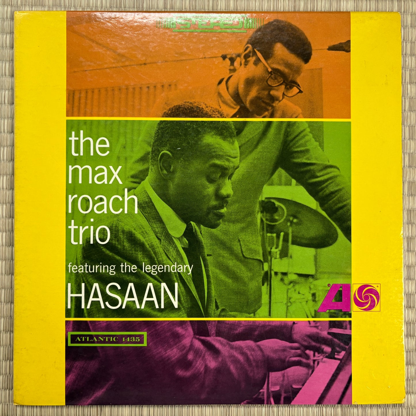 The Max Roach Trio Featuring The Legendary Hasaan - S/T / SD 1435 Atlantic US LP