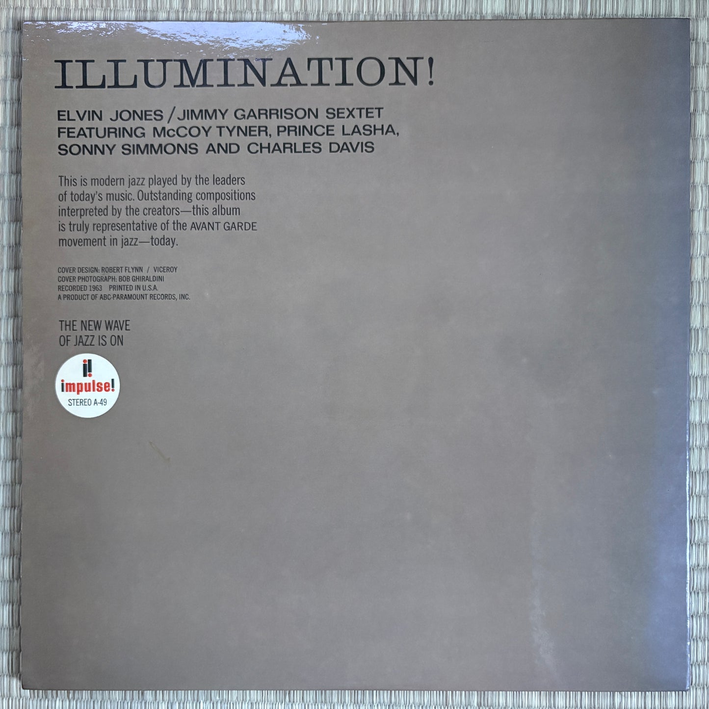 Elvin Jones/Jimmy Garrison Sextet – Illumination! / AS-49 Impulse! US Original LP