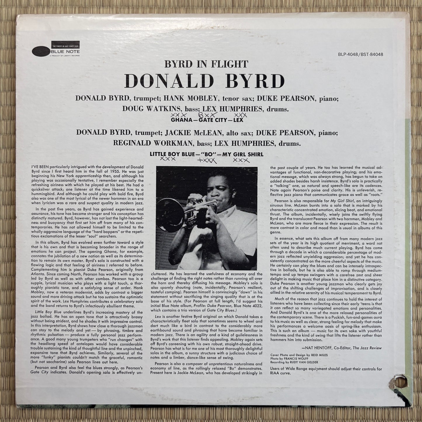 Donald Byrd – Byrd In Flight / BST-84048 Blue Note US LP