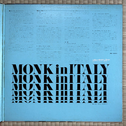 Thelonious Monk – In Italy / MW 2001 Riverside Japan Promo LP