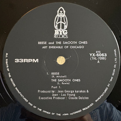 Art Ensemble Of Chicago – Reese And The Smooth Ones / YX-6063 BYG Japan LP