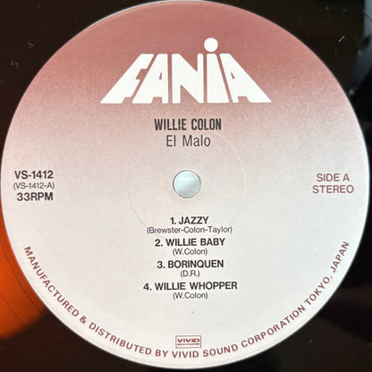 Willie Colon – El Malo / VS-1412 Fania Japan LP
