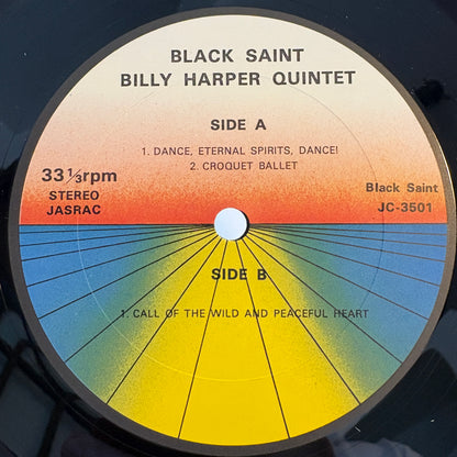 Billy Harper – Black Saint / JC-3501 Black Saint Japan LP